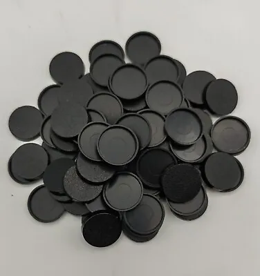 Lot Of 60 20mm Round Bases Used For D&D Tiny Base Miniature Wargame Tabletop • $7.59