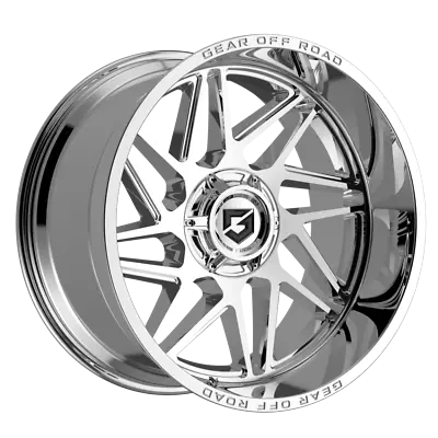 Gear Off-Road 20x9 Wheel Chrome 761C Ratio 8x6.5 +18mm Aluminum Rim • $369.99
