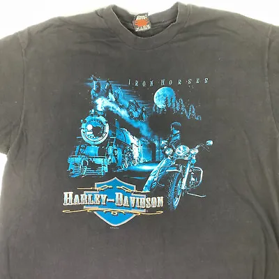 $39.77 • Buy Vintage 2000 Harley Davidson Iron Horse Charleston SC Womens T Shirt Sz XXL