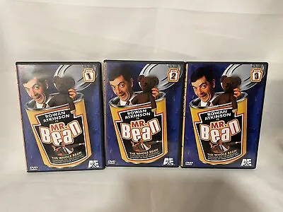 Mr Bean The Whole Bean Volume 1 2 3 Rowan Atkinson 42 Episodes A&E DVD Series • $29.99