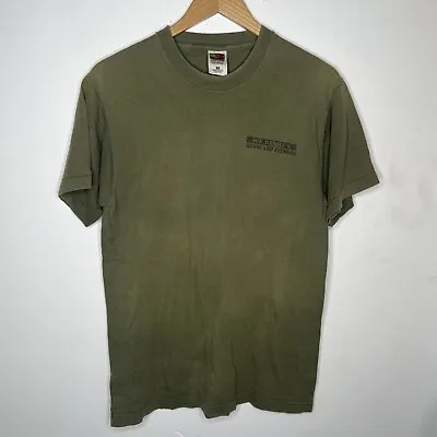 Vintage Fruit Of The Loom SGT Randles Bootcamp Fitness Army Shirt Medium • $15
