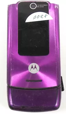 Motorola W Series W490 - Purple And Black ( T-Mobile ) Rare Cellular Flip Phone • $7.64