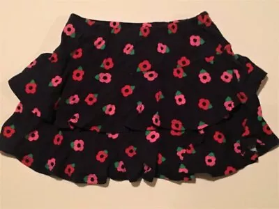 Gymboree STYLISH CORGI/FALLING FOR FEATHERS Floral Tiered Skirt/Skort~Sz 4 ~ NWT • $13.99