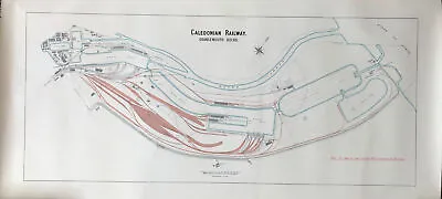 Caledonian Railway - Grangemouth Docks (85 X 39cm) • £10