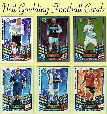 Topps MATCH ATTAX 2012-2013 ☆ Championship ☆ Football Cards #181 To 344 • £0.99