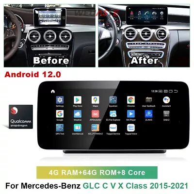 Car GPS Navigation System Wireless Carplay For Mercedes Benz C GLC V Class 2020 • $524.97