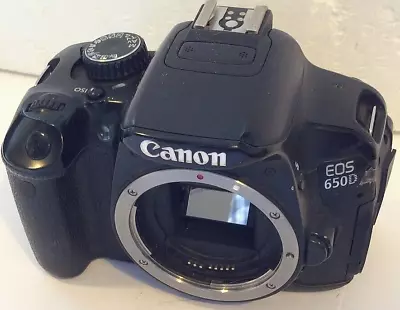 Canon EOS 650D 18.0MP DSLR Camera Body Only Canon EF-S Mount - Faulty • £21