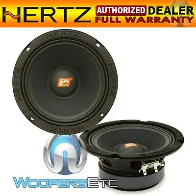 Hertz Sv165.1 6.5  Spl Show 400w Component 4 Ohm Midrange Car Audio Speakers New • $199.99