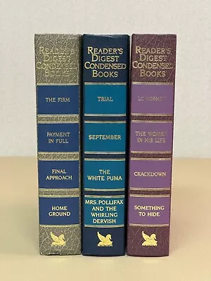 Readers Digest Condensed Lot 3 Books Vintage Decor Staging Library Rainbow • $13.99