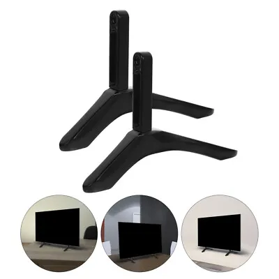 TV Base Pedestal Feet Universal TV Stand Mount Legs For Most 32”-65” LCD Screen • £12.99