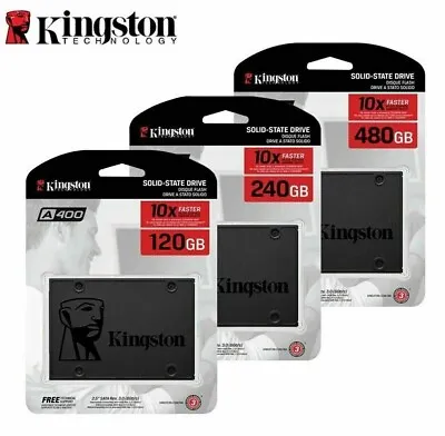 £21.87 • Buy Kingston SSD A400 1TB 960GB 480GB 240GB 120GB 2T SATA III 2.5  Solid State Drive