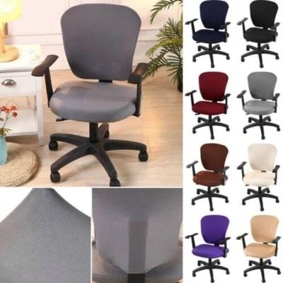 $15.82 • Buy Elastic Universal Slipcover Protector Cover Seat Cover Split Office Chair Cover
