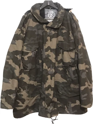 £46 • Buy Brandit M65 Camouflage Jacket US Military Style Army Green 6XL Chest 52-54 Inch