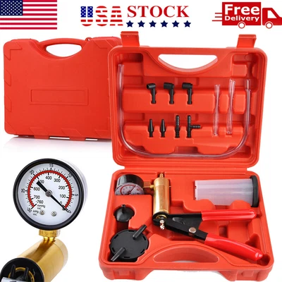 $21.97 • Buy Hand Held Brake Bleeder Tester Set Vacuum Pump Car Motorcycle Bleeding Tool Kit