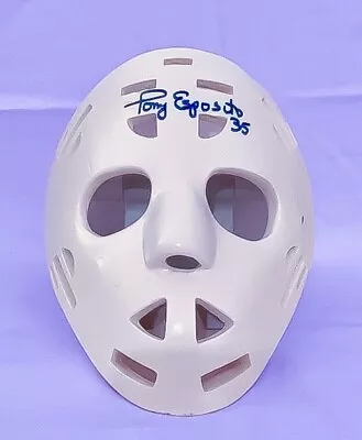 2002-03 UD Mask Collection Tony Esposito Autographed Replica Mini Mask W/ UD COA • $130