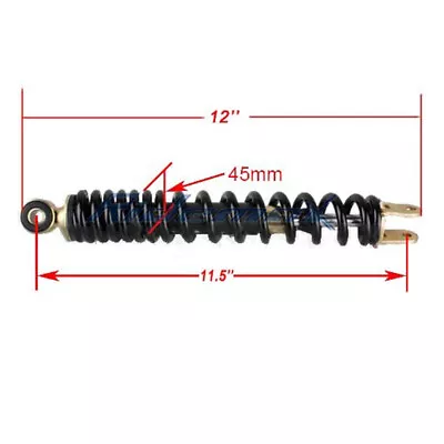 $29.99 • Buy 12  Rear Shock Absorber Suspension For GY6 50cc 125cc 150cc Scooter Moped Black