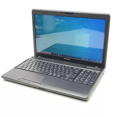 Toshiba Sat Pro C660 1NQ Windows 10 15.5 Laptop Intel C2D T6670 2.2 4GB 60GB SSD • £64.99