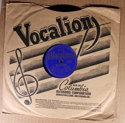 £16.21 • Buy Ida Cox VOCALION 05258 E  Pink Slip Blues  PREWAR BLUES / GOSPEL 78