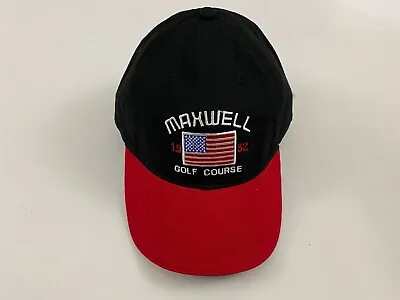 New Maxwell Golf Course Black Adjustable Snapback Hat One Size  • $24.99