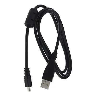 USB Camera Data Sync Charging Cable 1m For Panasonic Lumix DMC-TZ60 TZ61 Black • £6.98
