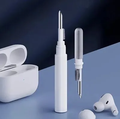 Multi-function White Cleaning Brush Kit For AirPods Earpods Keyboard • $6.99