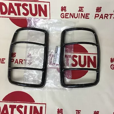 Datsun 1200 Ute Rear Tail Lamp Black Rims Genuine (Fits NISSAN B120 Sunny Truck) • $539.55