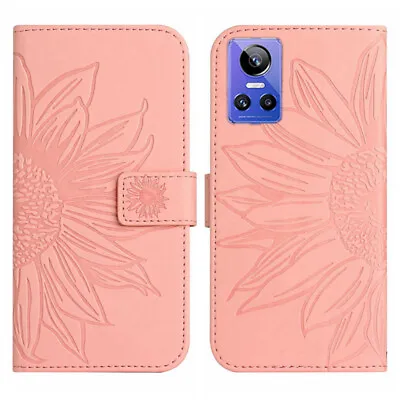 $13.08 • Buy For Oppo A57 2022 A96 A17 Realme C33 Sunflower Wallet Leather Flip Cover Case