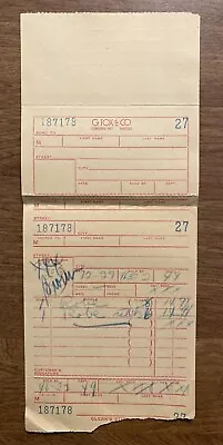 Vintage 1944 G. Fox & Co. Department Store Receipt Hartford Connecticut CT P1H • $19.95