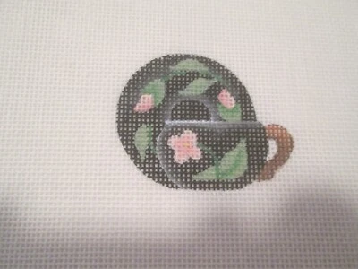 $22.12 • Buy Cup And Saucer-melissa Shirley-handpainted Needlepoint Canvas