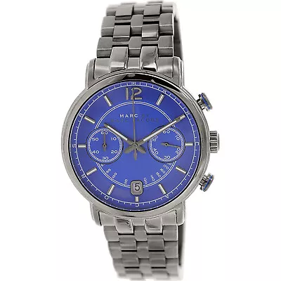 Marc By Marc Jacobs MBM5064 Fergus Women's Stainless Steel Watch Blue/ Silver • $174.95