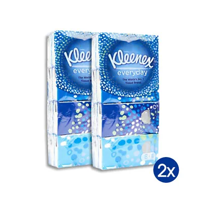 16 Small Packs Kleenex Everyday Pocket Tissues 9 Sheets Each Facial Soft • $14.99