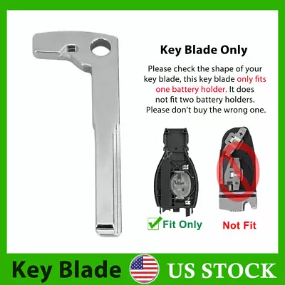 Keyless Remote Emergency Key Insert Blade For Mercedes Benz Uncut Key Blade • $7.69