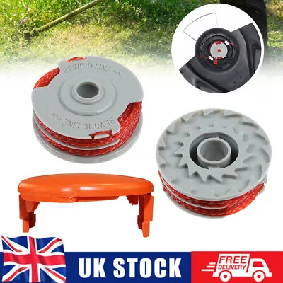 £8.78 • Buy 2 X Double Autofeed Spool & Line + Spool Cap Cover For Flymo Strimmer Trimmers