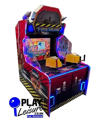 £550 • Buy Fire Hero Water Arcade Machine - Off Arcade Floor - Games Room Amusements
