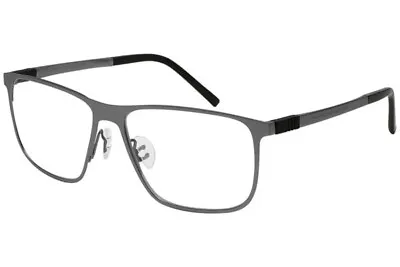 $75 • Buy New Porsche Design Eyeglasses Optical Frame 8276 C Gun 57-16-145 Black W/ Case