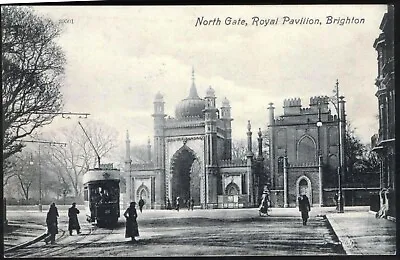 £3.95 • Buy Tram Passing North Gate Of Royal Pavilion, Brighton. Pre-1914 Vintage Postcard