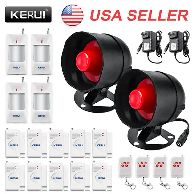 KERUI Wireless Home Alarm Security System Garage Door Sensor PIR Motion Detector • $32.29