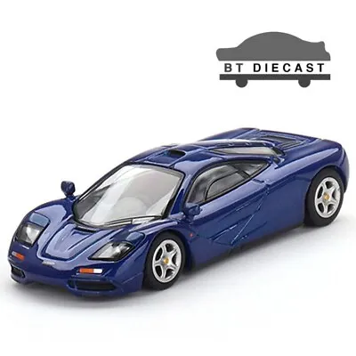 Mini Gt Mclaren F1 1/64 Diecast Model Car Cobalt Blue Mgt00629 • $12.99