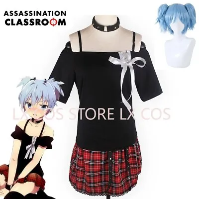 Anime Assassination Classroom Shiota Nagisa Dress Cosplay Costume Clothes Cos • $27.99