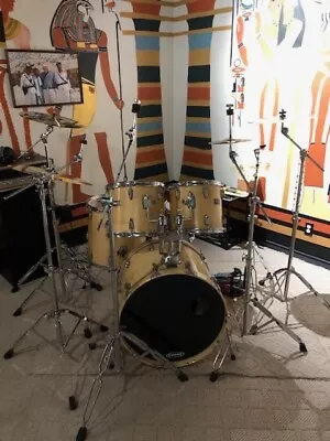 Professional Grade Drum Set With Cymbals • $255