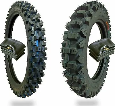 WIG Racing Dirt Hoe 120/90-18 And 80/100-21 Tire And Inner Tube Combo • $125.81