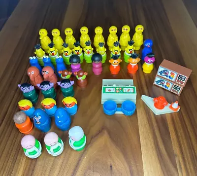 Fisher Price Little People- Sesame Street Lot- 1973 Vintage Collectibles • $7