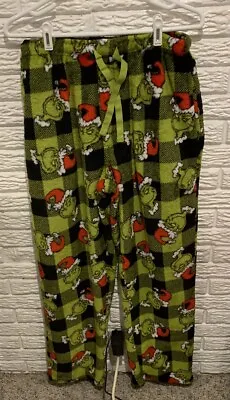 Dr. Seuss The Grinch Pajama Pants Men’s Size Medium Drawstring Pockets Soft • $19.95