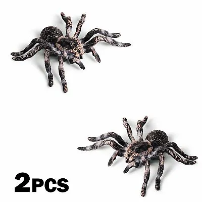 £4.19 • Buy 2PCS Fake Realistic Spider Insect Model Joke Prank Scary Prop Halloween Toy