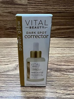 NIB Vital Beauty Power Glow Dark Spot Corrector Vitamin C Caffeine 1 Oz • $17.99