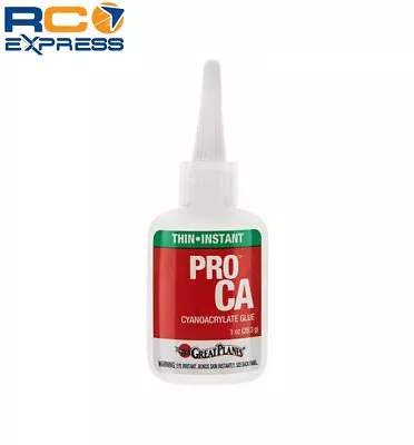 Great Planes Pro CA Glue Thin 1 Oz GPMR6002 • $9.39