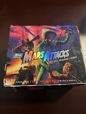 1994 Mars Attacks Deluxe Vintage Trading Card Box 36 Packs. Full Collection.  • $35