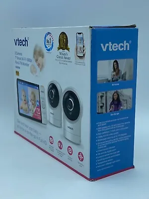 Read! Vtech Rm7764-2hd 1080p Smart Remote Access Baby Monitor 2 Cam 2f24420#3 • $59