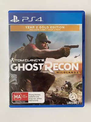 Tom Clancy's Ghost Recon Wildlands Year 2 Gold Edition PS4 GC PAL • $24.50