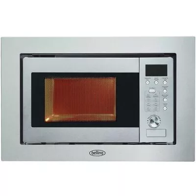 Belling BIMWG6017 Stainless Steel Built-In Microwave With Grill • £264